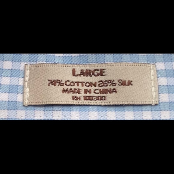 Peter Millar L Cotton Silk dress shirt - Picture 4 of 6